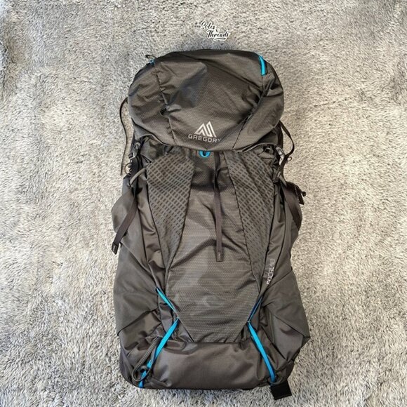 Gregory Focal 48 Liter Backpacking Hiking Backpack Men Size Large Ozone Black - Picture 1 of 9